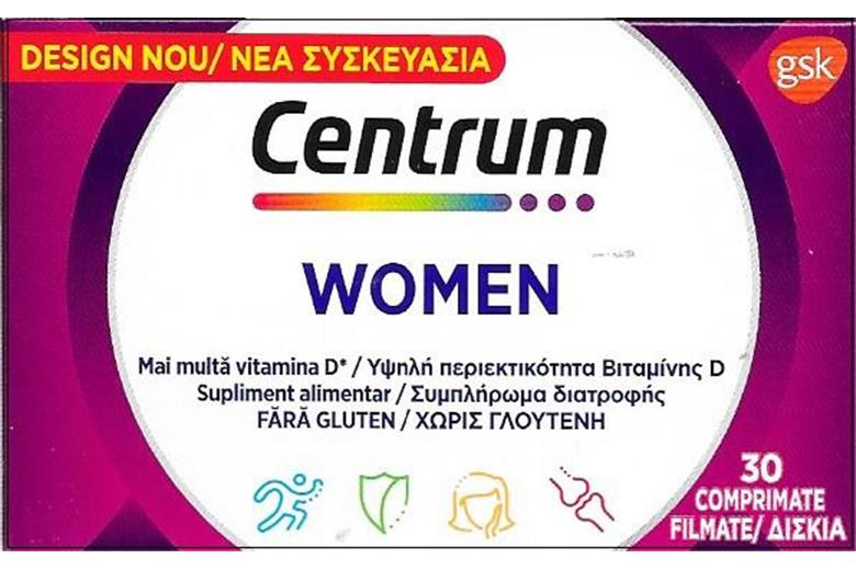 CENTRUM WOMEN Complete from A to Zinc 30tabs 