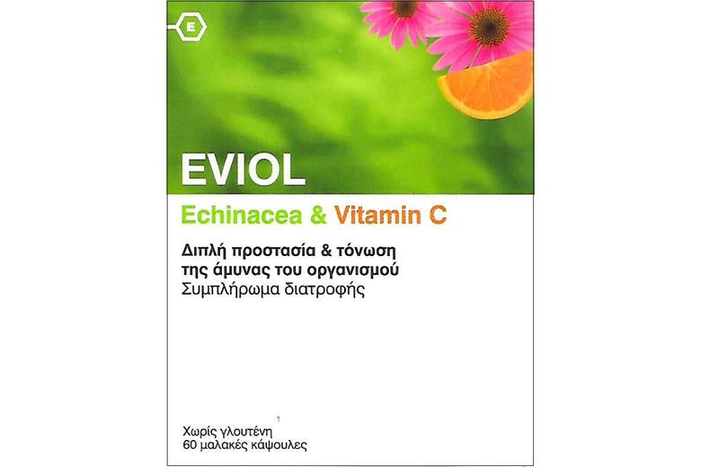 EVIOL Echinacea & Vitamin C 60caps