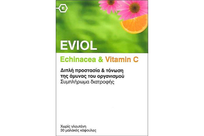 EVIOL Echinacea & Vitamin C 30caps
