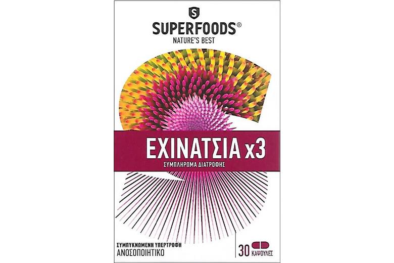 SUPERFOODS Echinacea x3 30caps