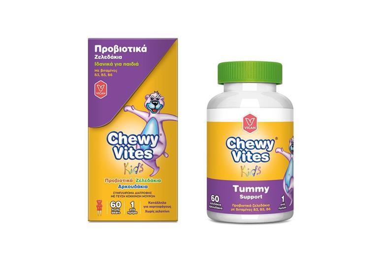 VICAN Chewy Vites Tummy Support 60bears
