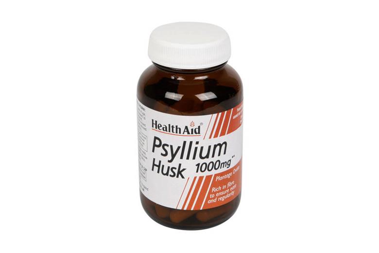 HEALTH AID Psyllium Husk 1000mg 60caps