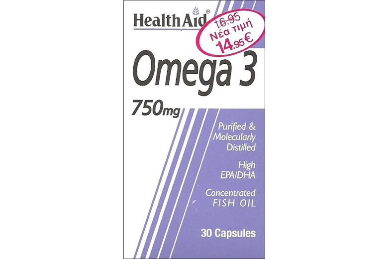 HEALTH AID Omega 3 750mg 30caps