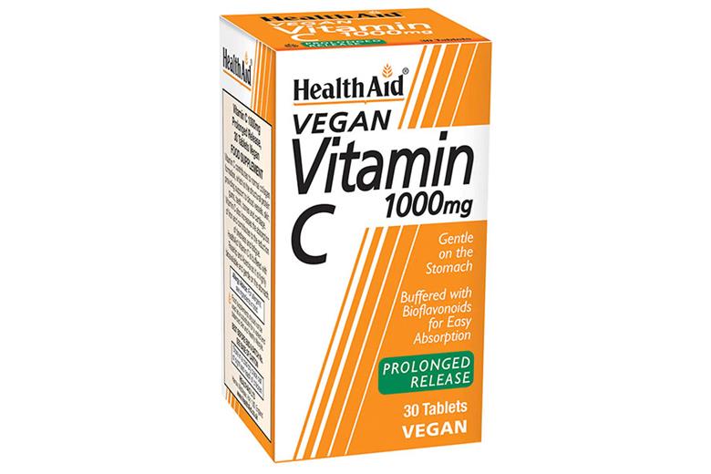 HEALTH AID VEGAN Vitamin C 1000mg Prolonged Release 30tabs