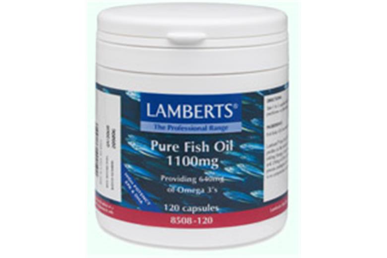 LAMBERTS Pure Fish Oil 1100mg Ω3 120caps