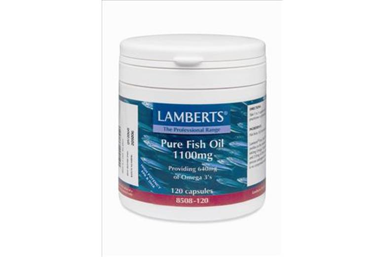 LAMBERTS Pure Fish Oil 1100mg Ω3 180caps