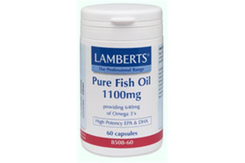 LAMBERTS Pure Fish Oil 1100mg Ω3 60caps