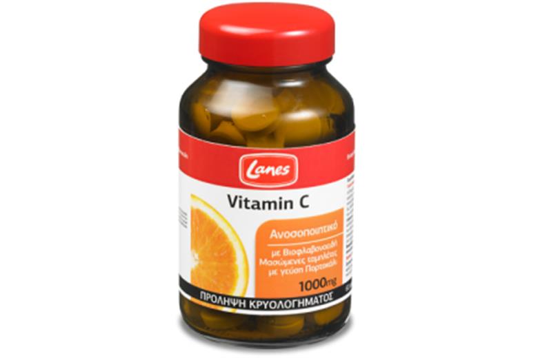 LANES Vitamin C 1000mg 60chewable tablets