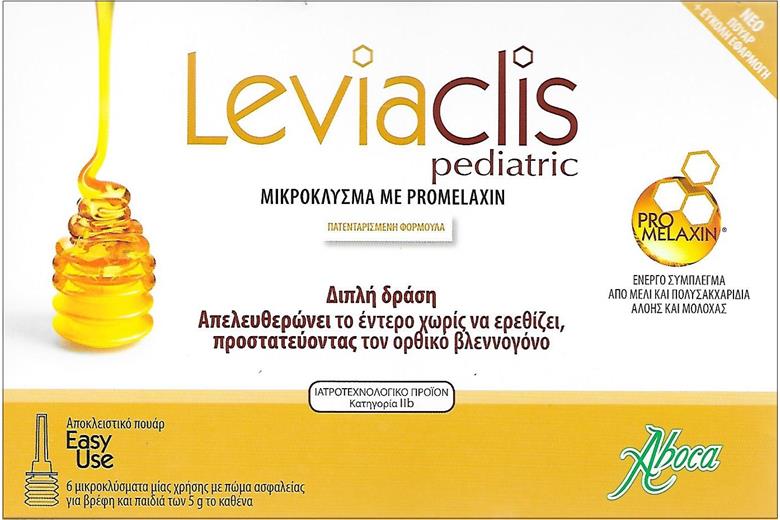 ABOCA Leviaclis Pediatric Μικροκλύσματα 6x5gr