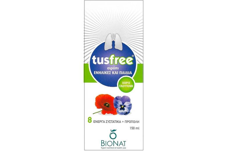 BIONAT Tusfree Solution Gluten Free 150ml