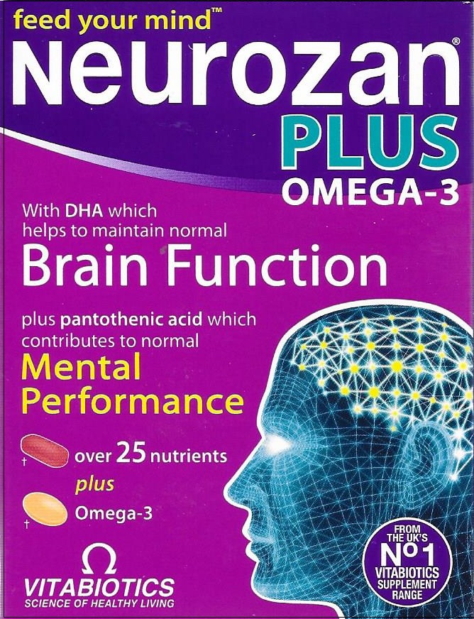 VITABIOTICS Neurozan plus Omega3 56tabs/caps