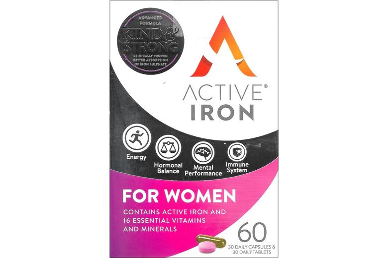 ACTIVE IRON FOR WOMEN 30caps&30tabs