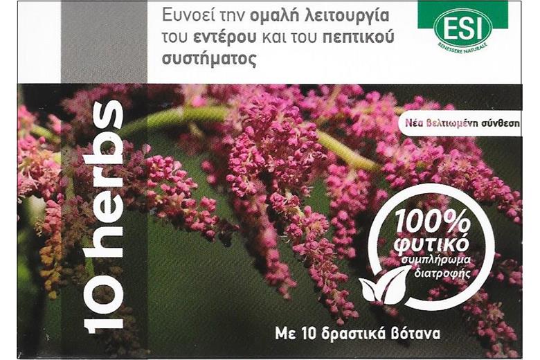 ESI 10 Herbs Colon Cleanse 40tabs