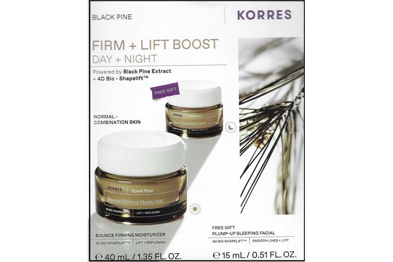 KORRES SET Black Pine Normal to Combination 24h Routine 