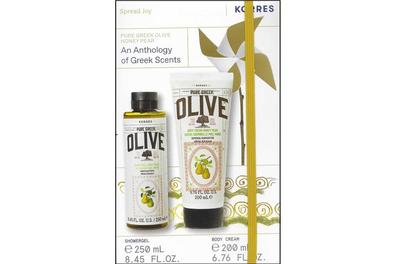 KORRES SET Pure Greek Olive Honey Pear
