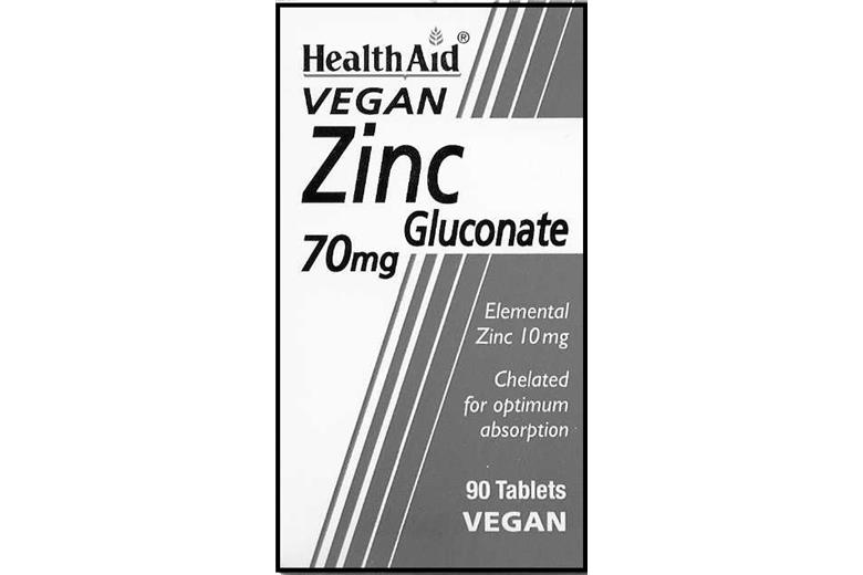 HEALTH AID Zinc Gluconate 70mg 90tabs