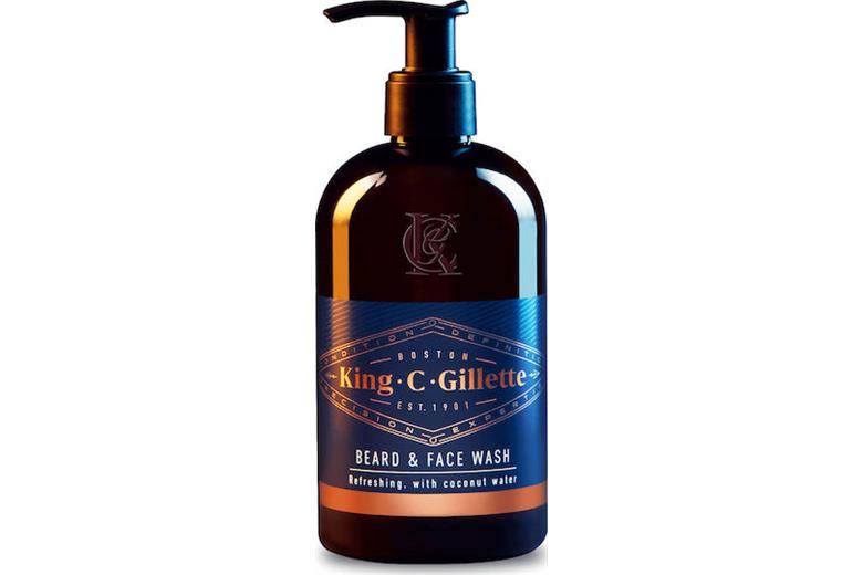 King C Gilette Beard, Face & Hair Wash 350ml