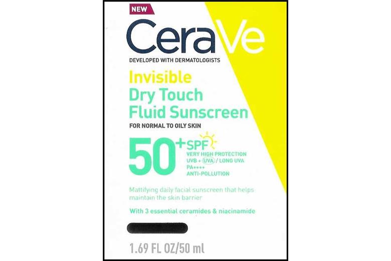 CERAVE Fluide Invisible Dry Touch SPF50+ 50ml