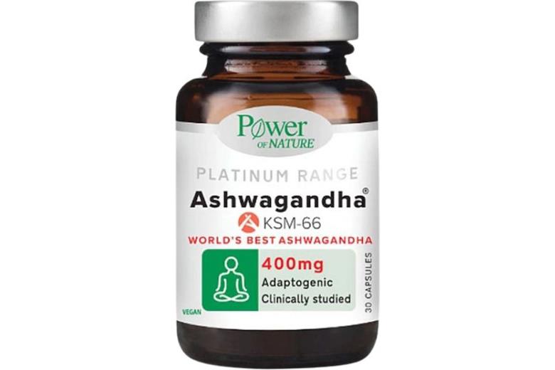 POWER of NATURE KSM-66 Ashwagandha 400mg 30caps