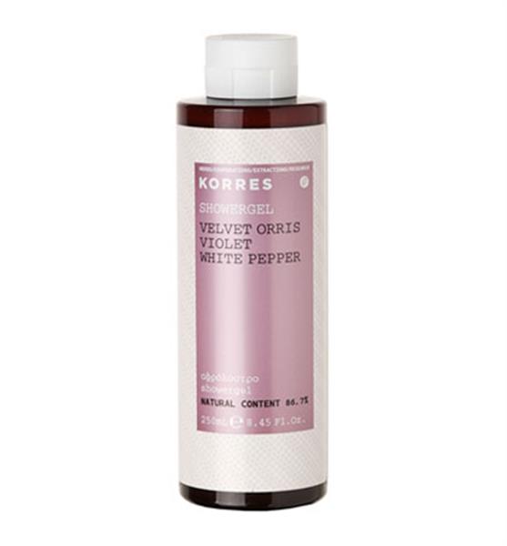 KORRES Velvet Orris Violet White Pepper Showergel 250ml
