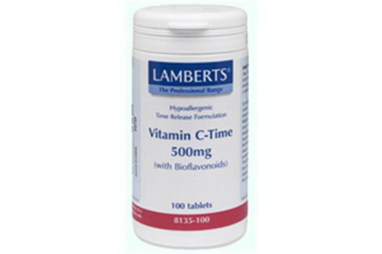 LAMBERTS Vitamin C-500mg Time Release 100tabs