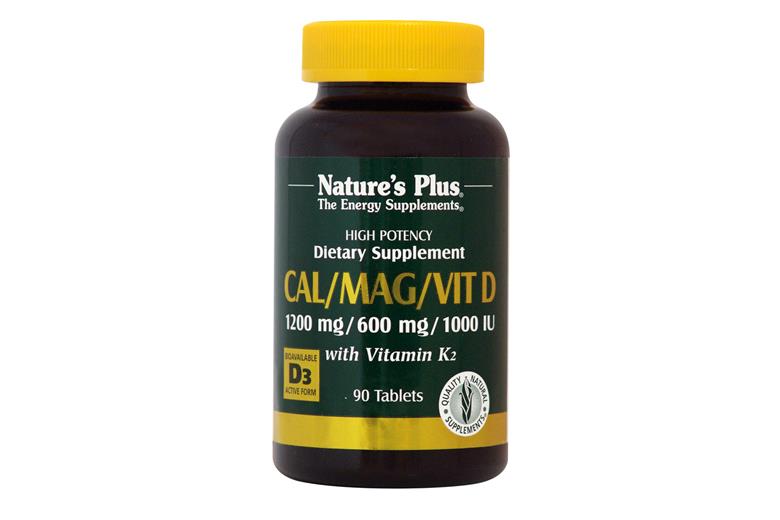 NATURES PLUS Cal/Mag/Vit D3/Vit K2 90tabs