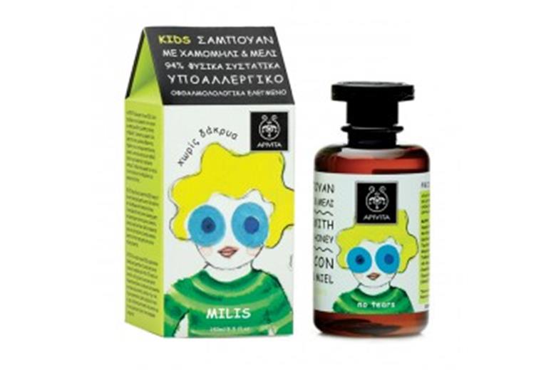 APIVITA KIDS Shampoo with Chamomile & Honey 250ml