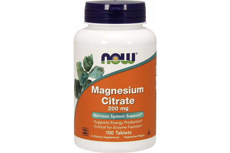 NOW Magnesium Citrate 200mg 100tabs