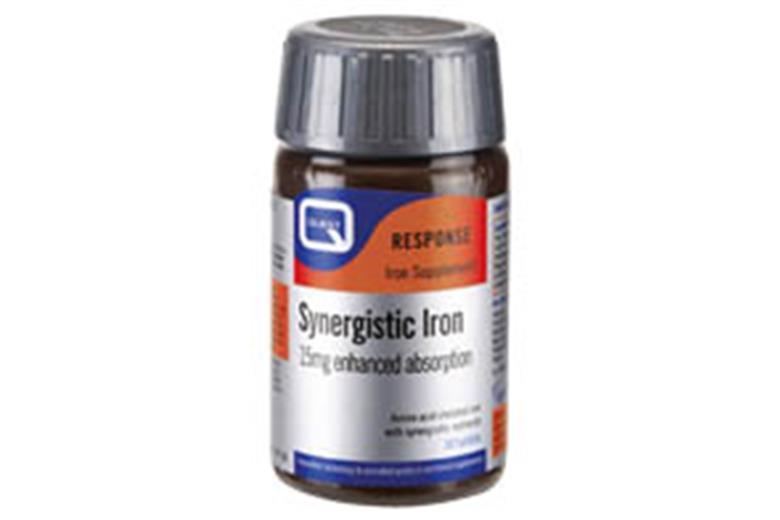 QUEST Synergistic Iron 15mg Plus B-Complex+C 30tabs