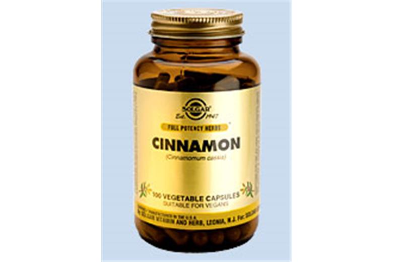 SOLGAR CINNAMON veg.caps 100s