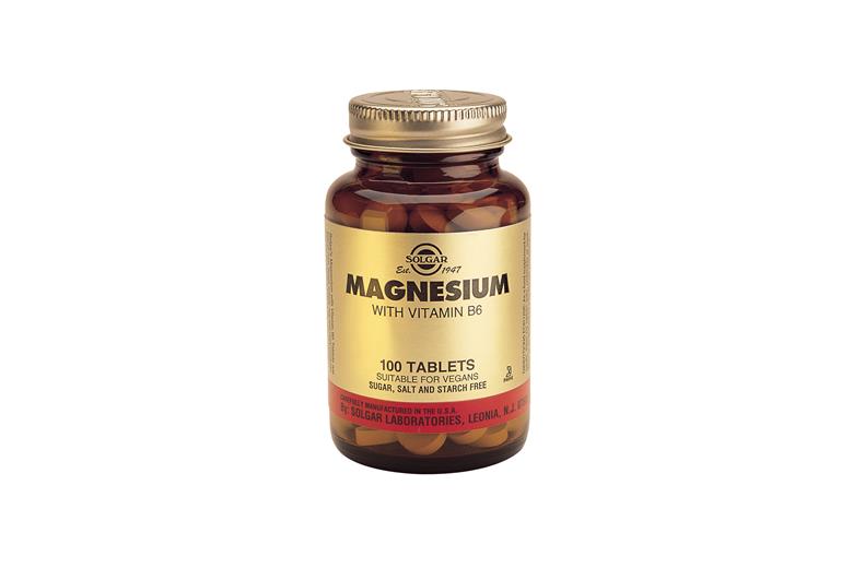 SOLGAR MAGNESIUM +VITAMIN Β-6 tabs 100s