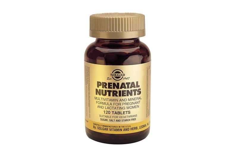 SOLGAR PRENATAL NUTRIENTS tabs 120s