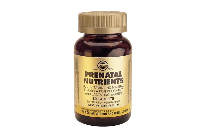 SOLGAR PRENATAL NUTRIENTS tabs 60s