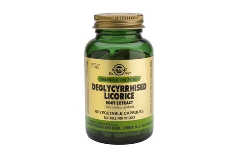 SOLGAR Standardised Full Potency Licorice Root Extract 60caps